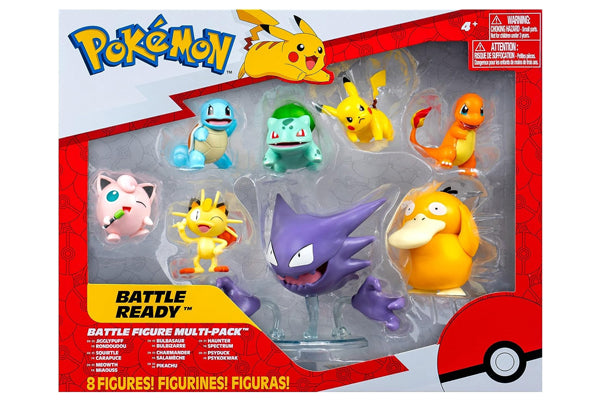 Pokemon Battle Figure 8-Pack