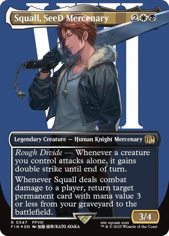 Squall SeeD Mercenary #547  MTG Final Fantasy