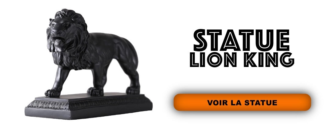 Statue Lion King en Résine