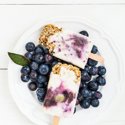 Berry Parfait Popsicles