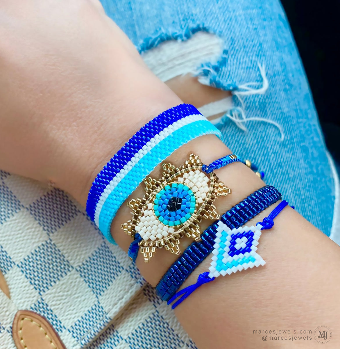 BLUE SKY miyuki bracelet – Marce's Jewels