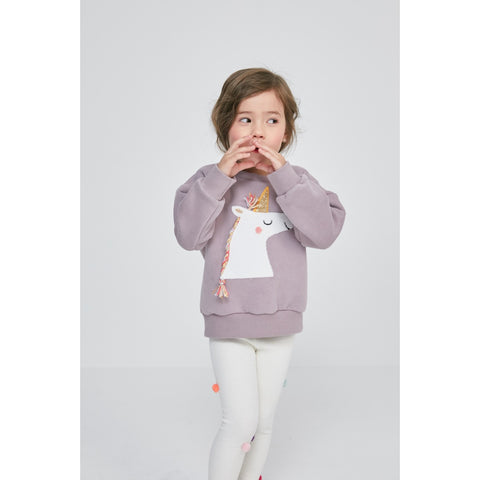 petite hailey unicorn sweatshirt