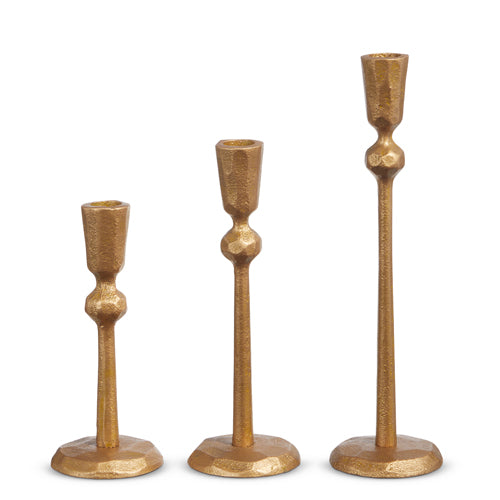 View RAZ Imports - Hammered Gold Candlestick - Small