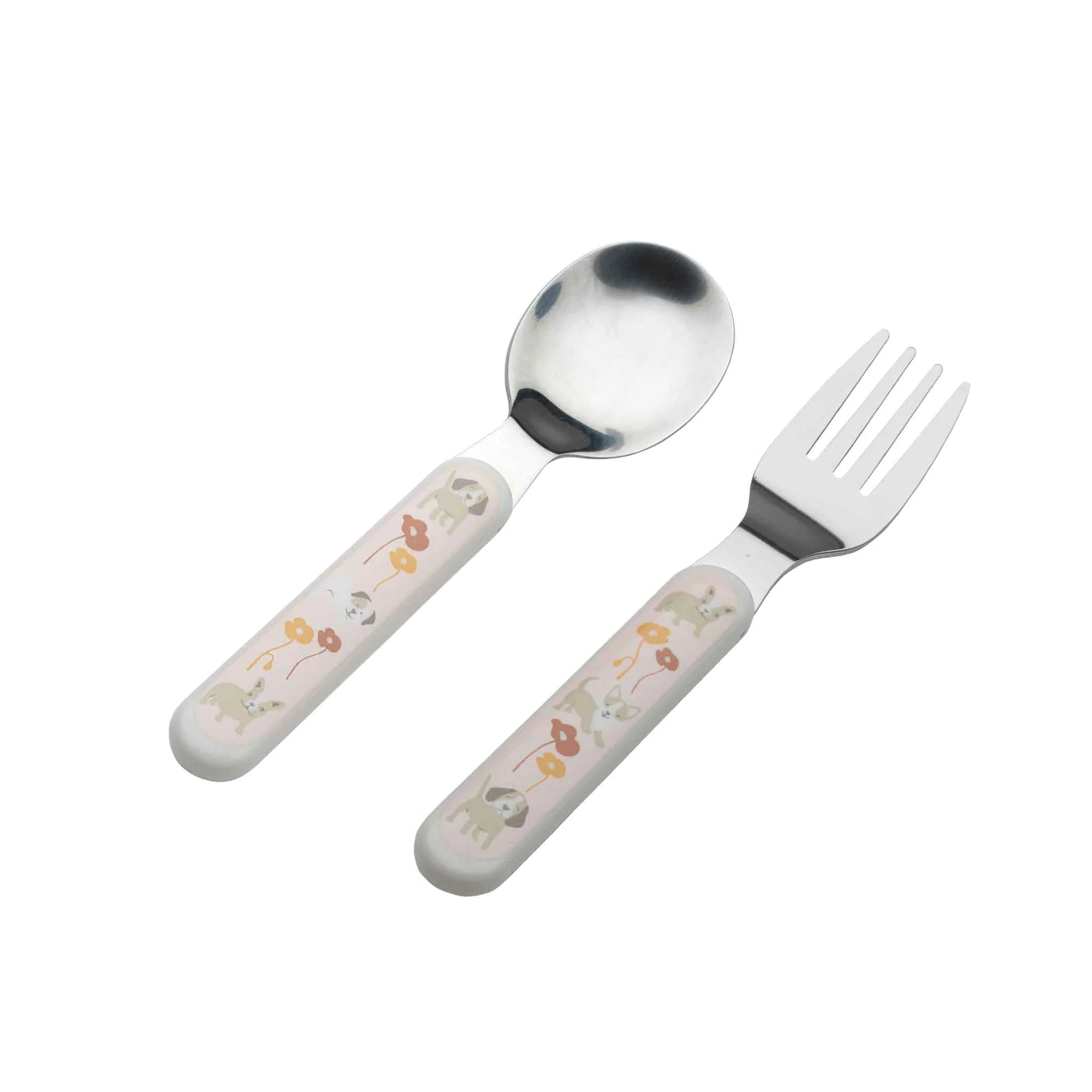View Sugarbooger - Puppies & Poppies Mealtime Collection - Silverware Set