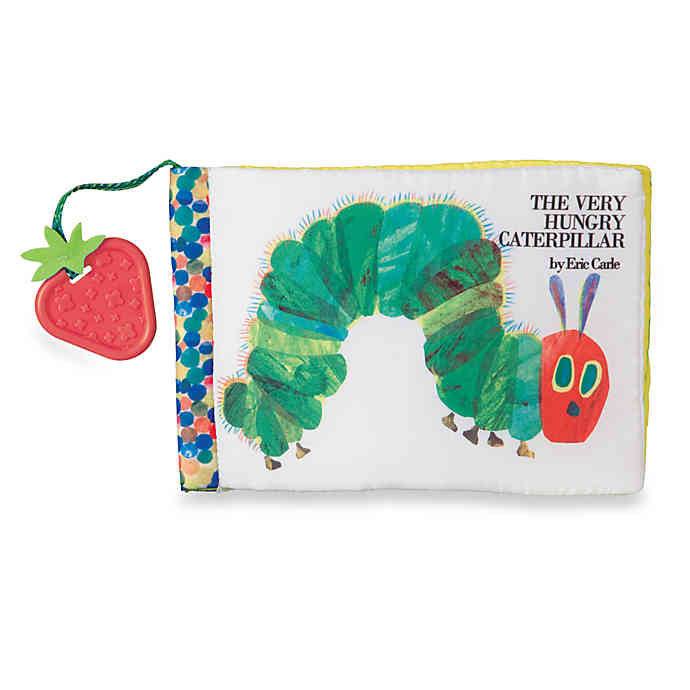 View Eric Carle - The Very Hungry Caterpillar Soft Book with Strawberry Teether
