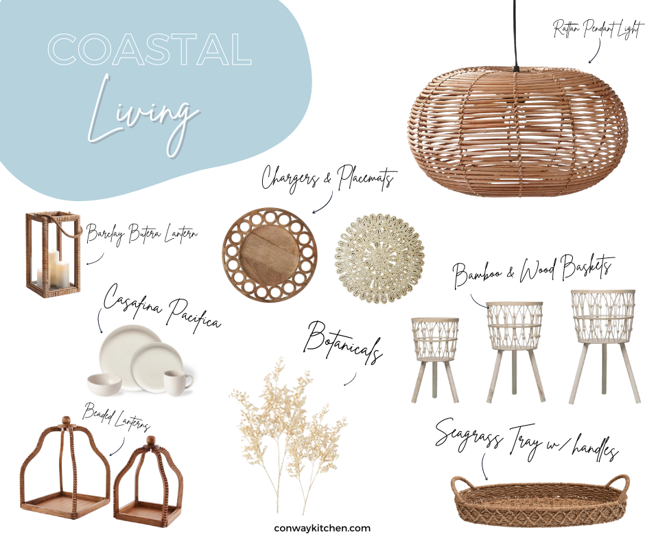 coastal living graphic collage