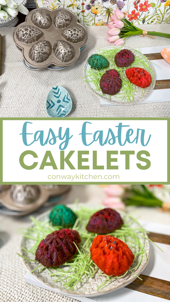 easy easter cakelet pinterest graphic