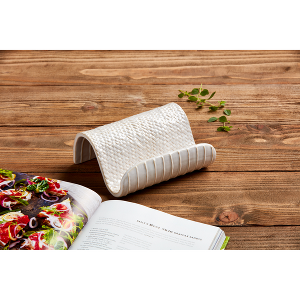 View Mud Pie - Textured Ceramic Cookbook Holder