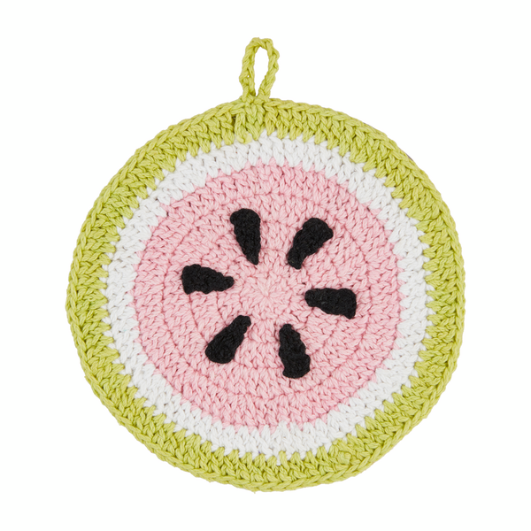 View Mud Pie - Crochet Fruit Trivet - Watermelon
