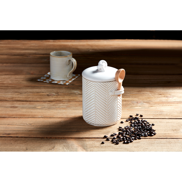 View Mud Pie - Textured Coffee Canister Set