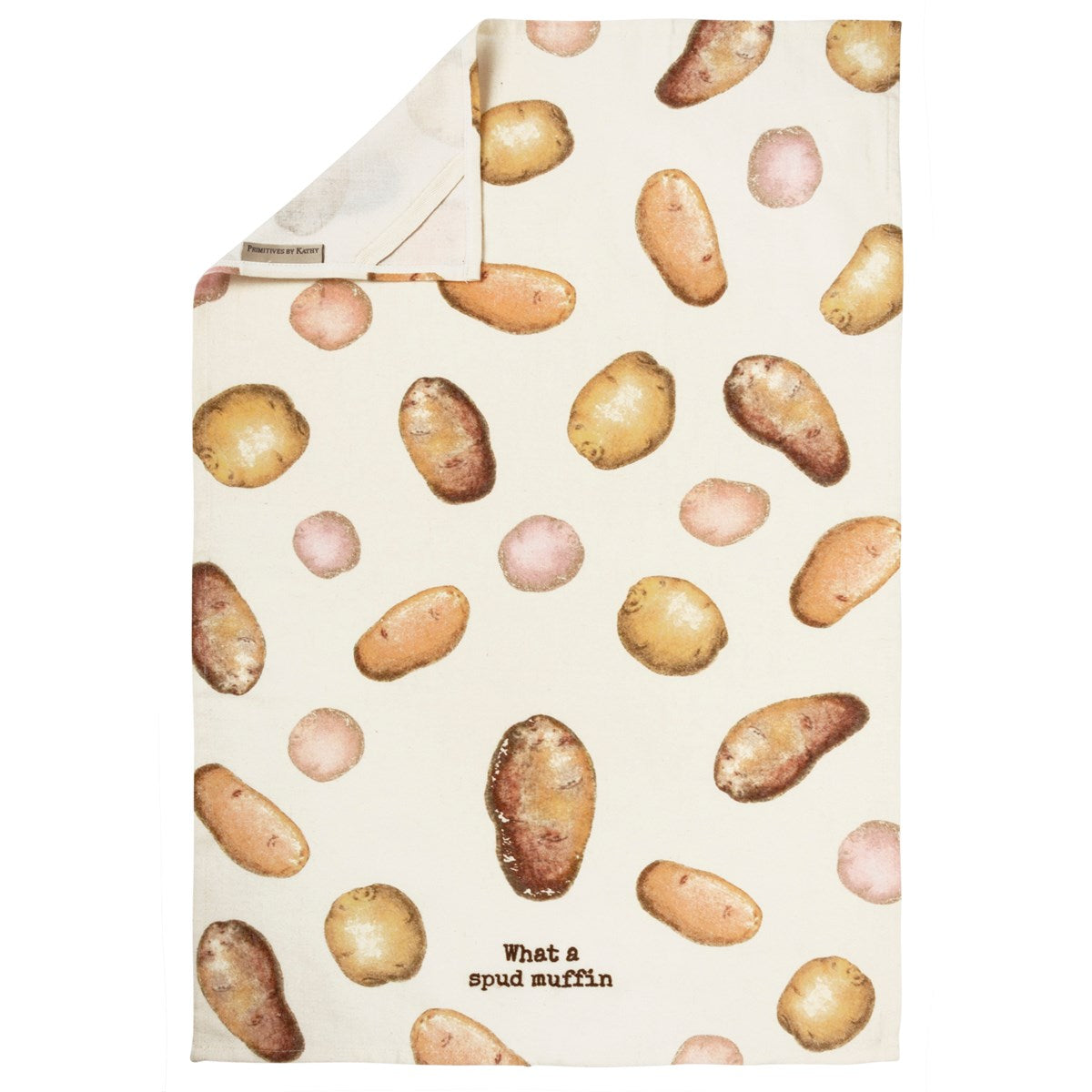 View Primitives by Kathy - What A Spud Muffin Kitchen Towel