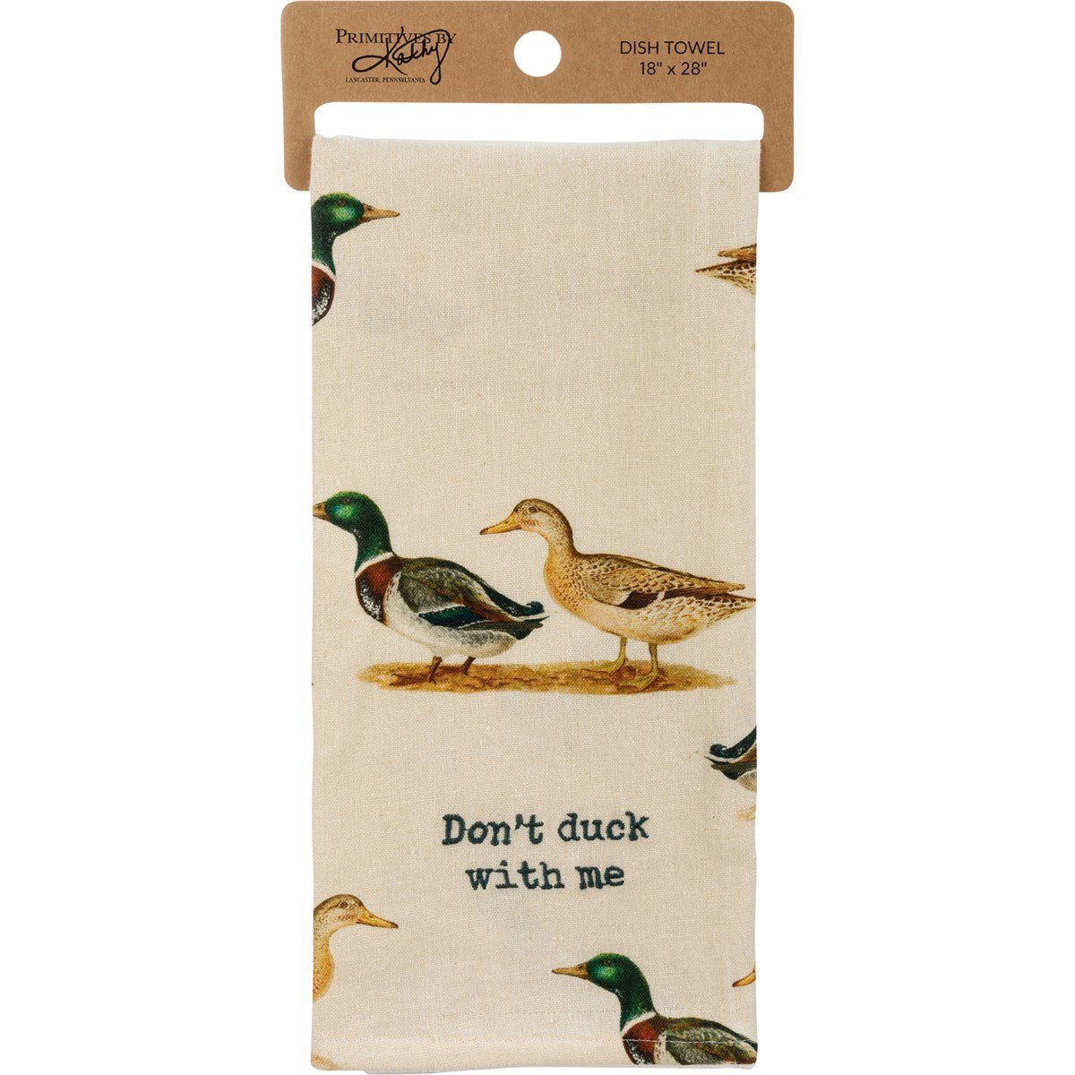 View Primitives by Kathy - Don't Duck with Me Kitchen Towel