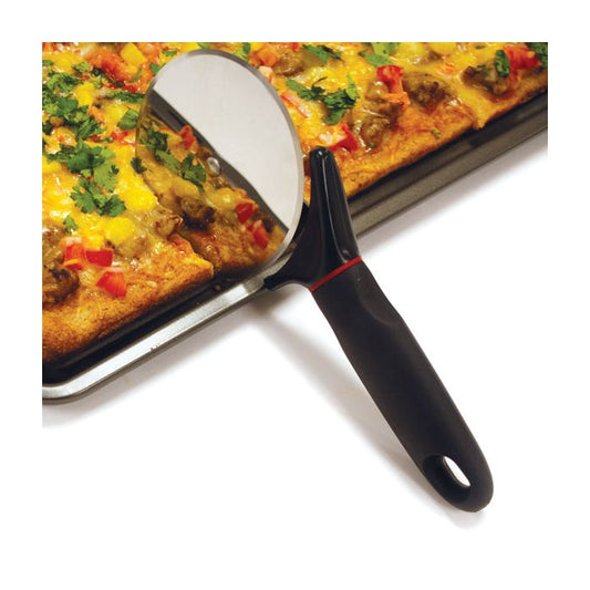 OXO 1065872 Good Grips 4 Nonstick Pan Pizza Cutter with Thumb Guard