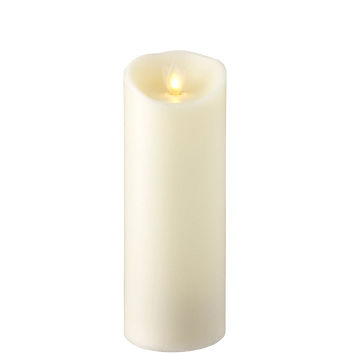 View RAZ Imports - Moving Flame Ivory Pillar Candle - Medium