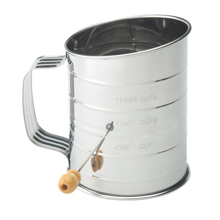 View Mrs. Anderson's Baking - Hand Crank Stainless Steel Sifter