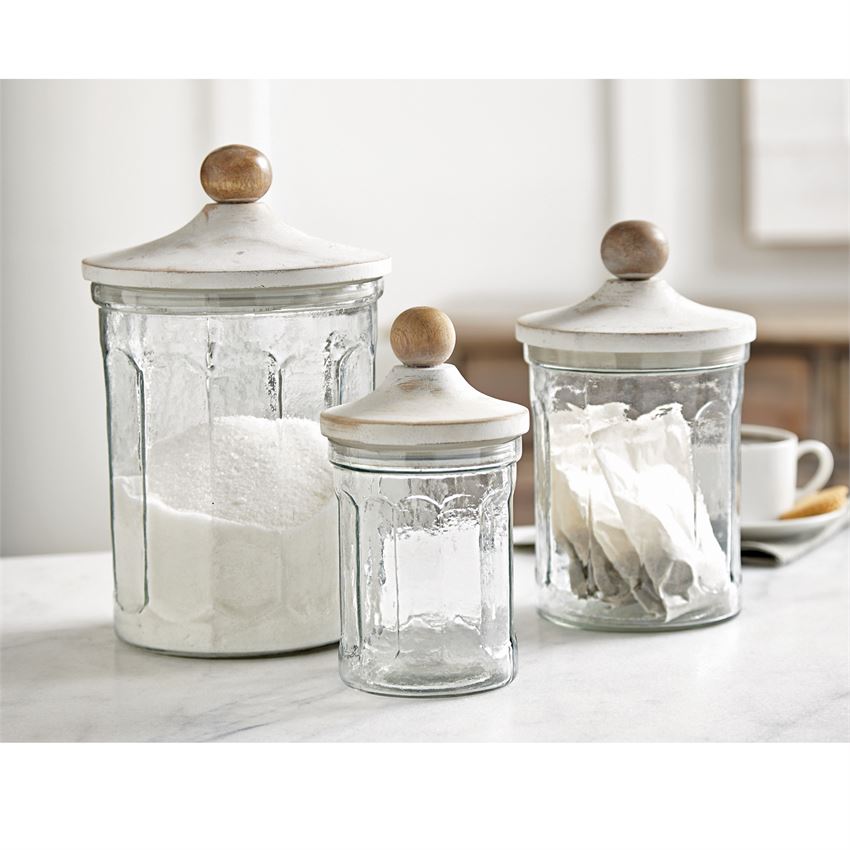 View Mud Pie - Glass Canister Set