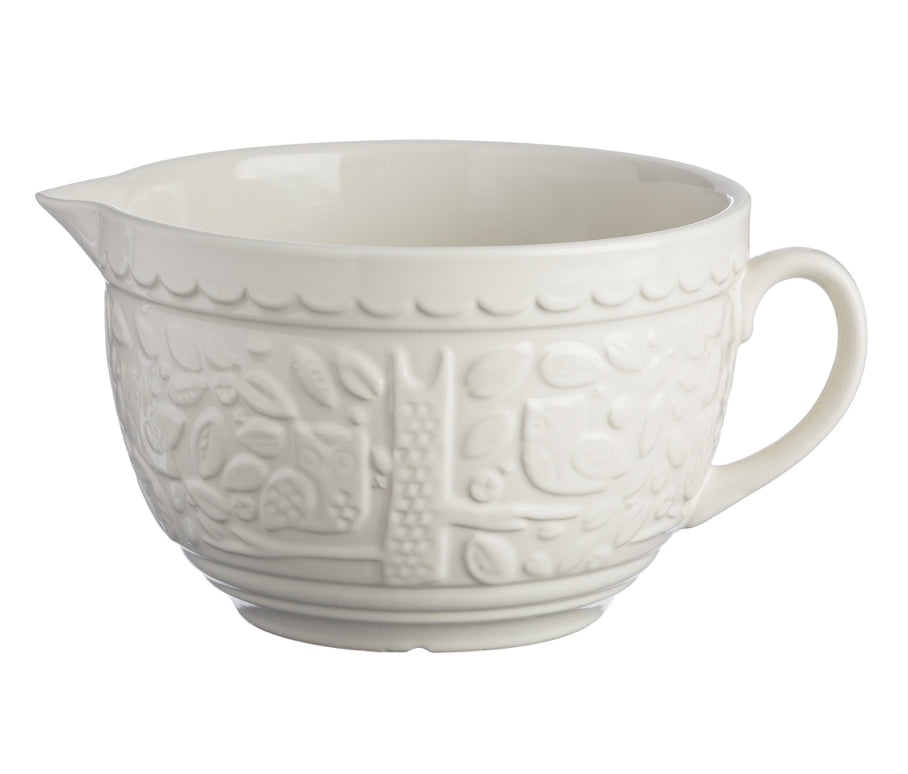 View Mason Cash - In the Forest Owl Cream Batter Bowl