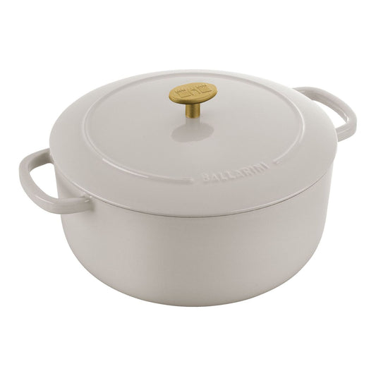 Staub 5qt Tall Round White Dutch Oven – the international pantry