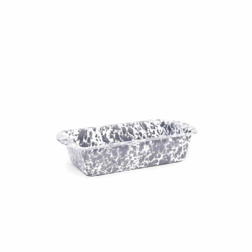 View Crow Canyon - Enamelware Splatter Loaf Pan, Gray