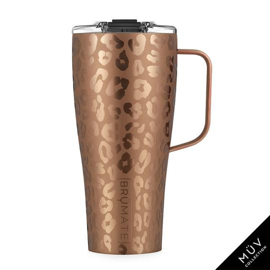 BrüMate - Toddy 22 Ounce, Gold Leopard