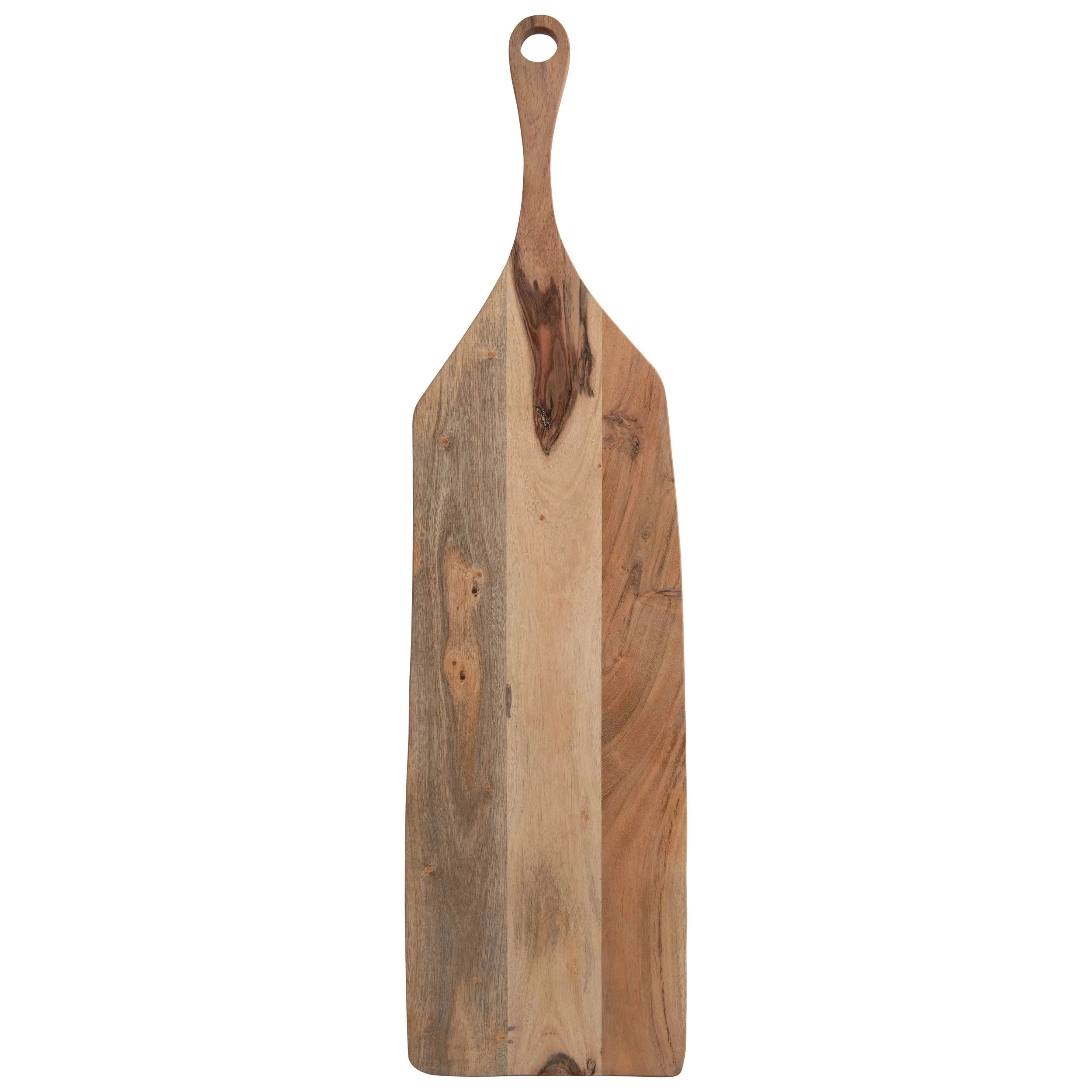 View Creative Co-op - Acacia Wood Board with Handle