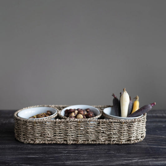 Creative Co-op - Hand Woven Rattan Wall Basket – Kitchen Store & More