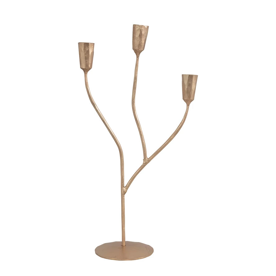 View Creative Co-op - Hand-Forged Metal Candelabra