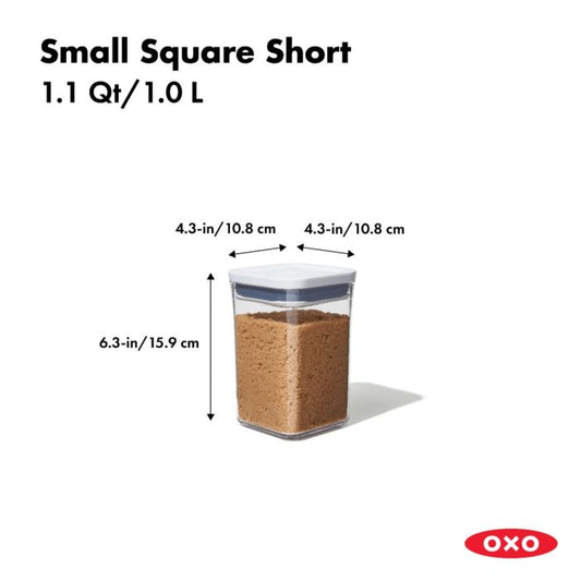 OXO POP Container - Big Square Short - 2.8 Quart