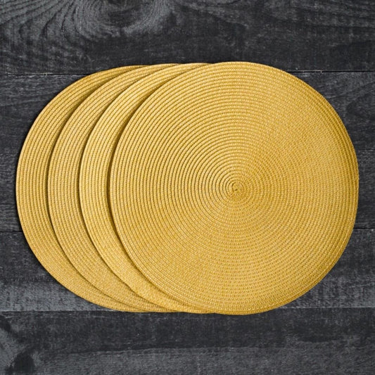 Dycem jar opener and 5.5 round table mat set, yellow