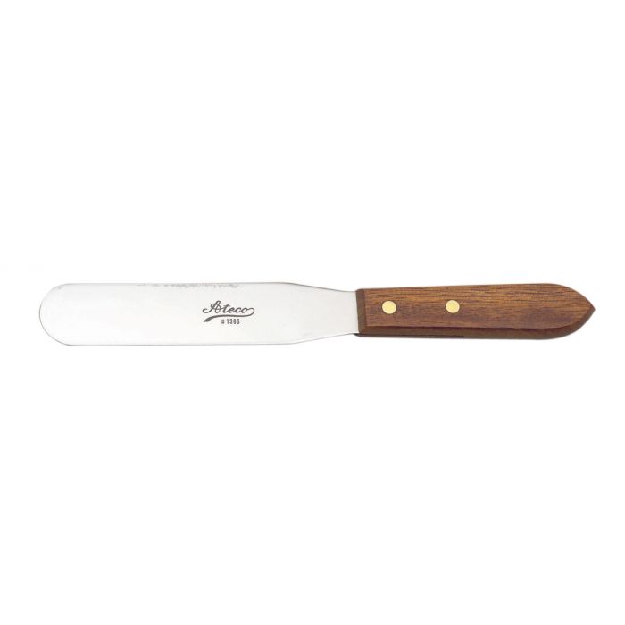 View Ateco - Wooden Handle Icing Spatula