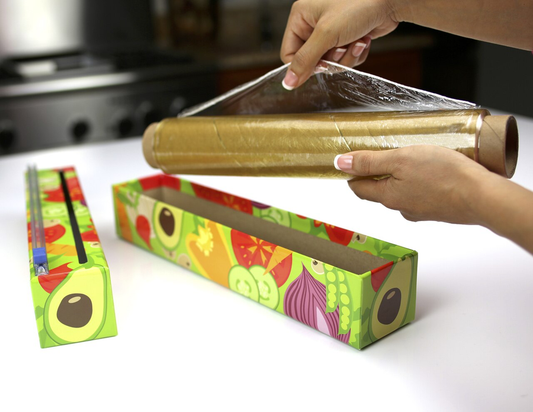 ChicWrap Parchment Paper Dispenser + Refill Roll | Rose Marble