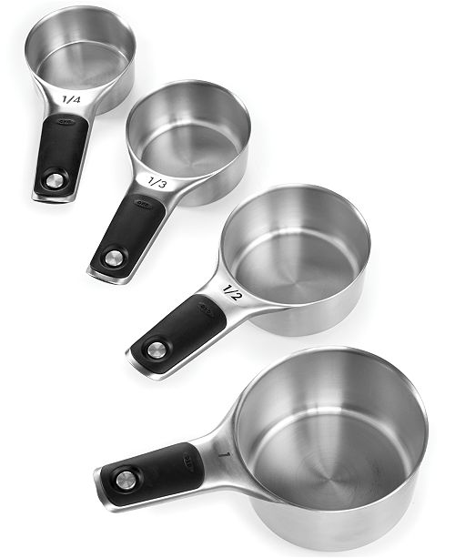 View OXO - Stainless Steel Measuring Cups, Set of 4