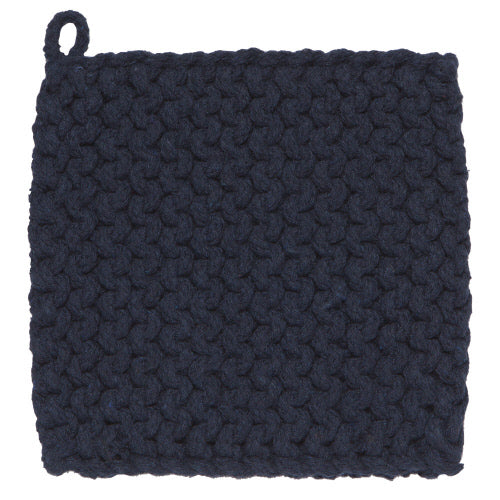 View Now Designs - Crochet Pot Holder - Midnight
