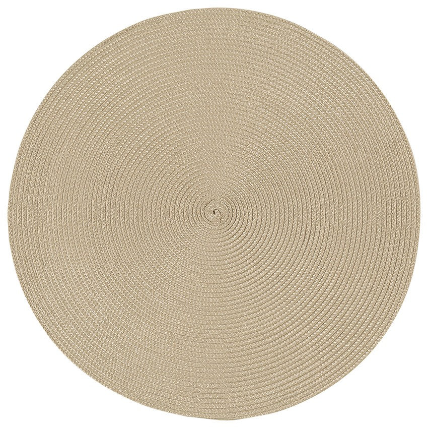 View Now Designs - Disko Placemat, Light Taupe