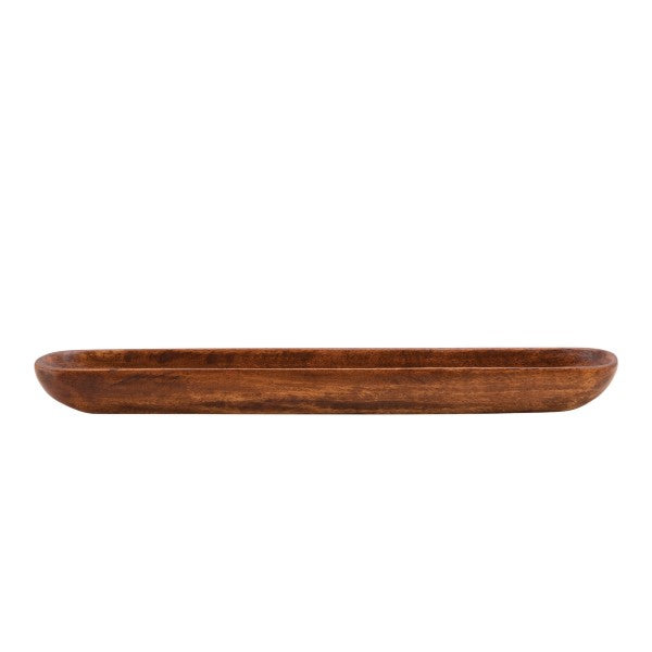 View Creative Co-op - Acacia Wood Olive Boat