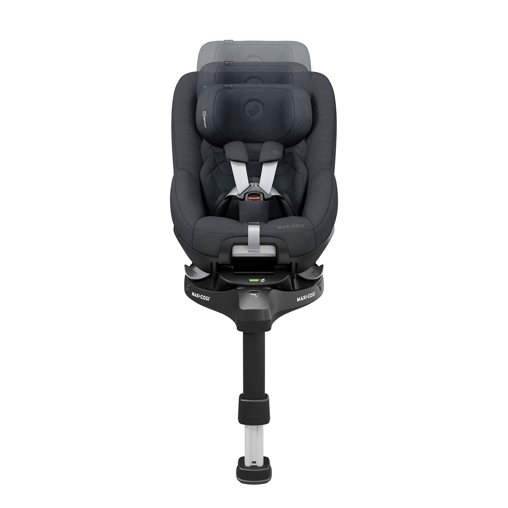Maxi Cosi 360 FAMILY SET - 2in1 set Pebble 360 + Pearl 360 + Familyfix 360  isofix base, Graphite Graphite [eng], Car Seats \ 0-13 kg, Birth to 15  months Car Seats \ 0-18 kg, Birth to 4 years