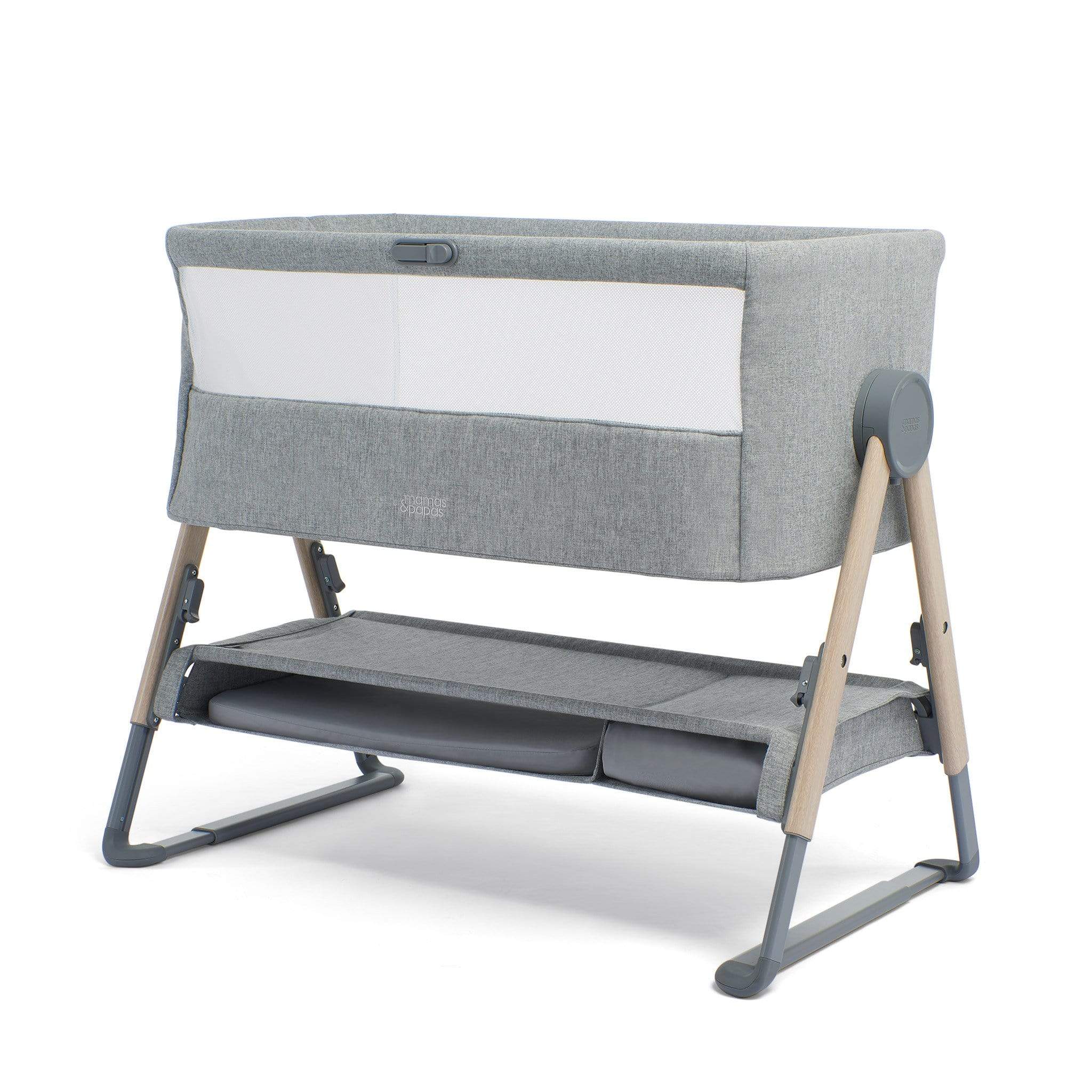 Safety 1st Calidoo Next to Me Bed, Warm Grey unisex (bambini)