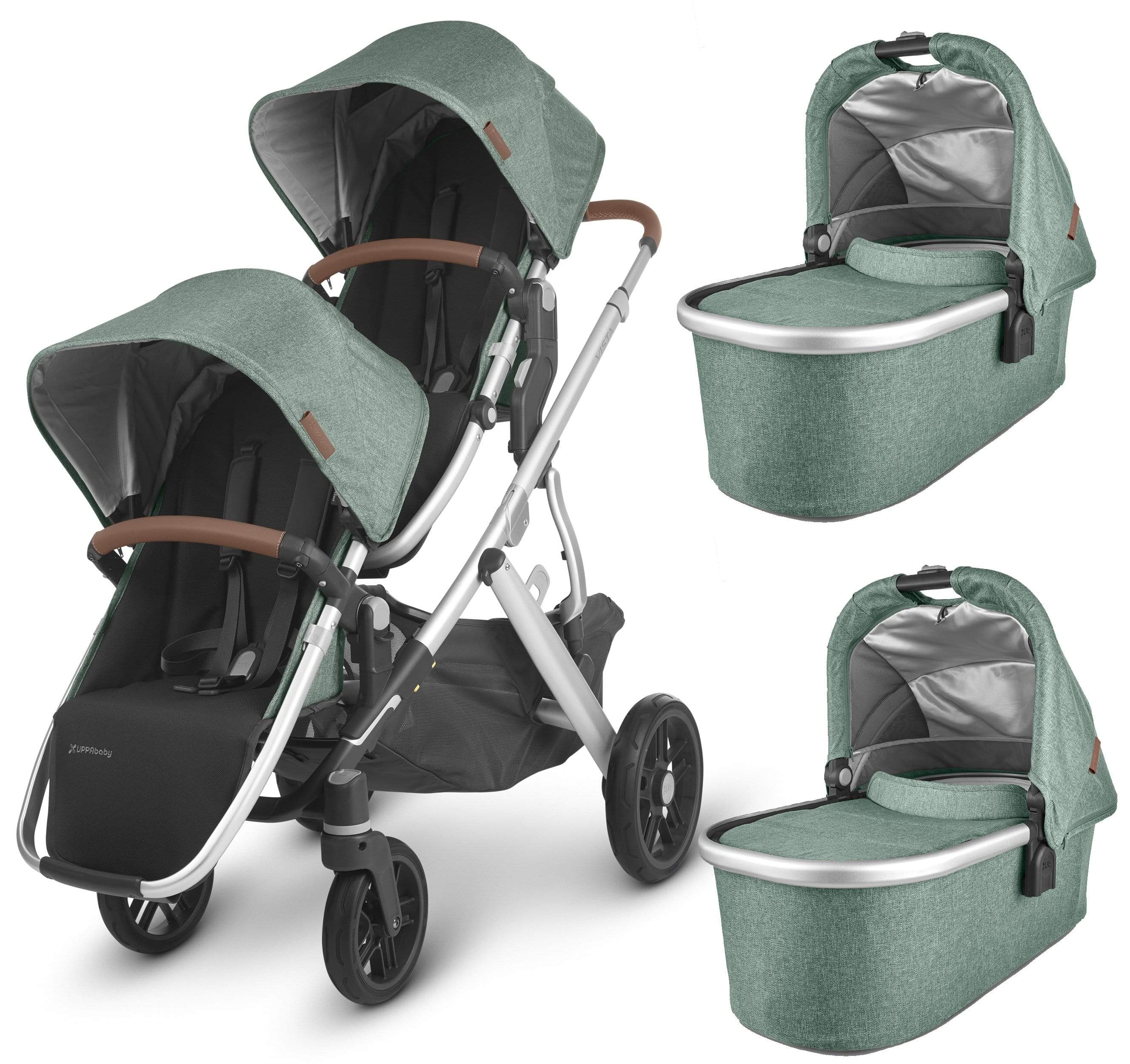 Uppababy vista deals double stroller review