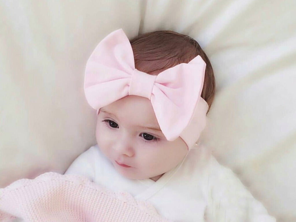 Big Bow Baby Headbands Hairbands UK 