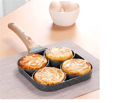 Non-stick Frying Pan, 4 Section Non-stick Frying Pan