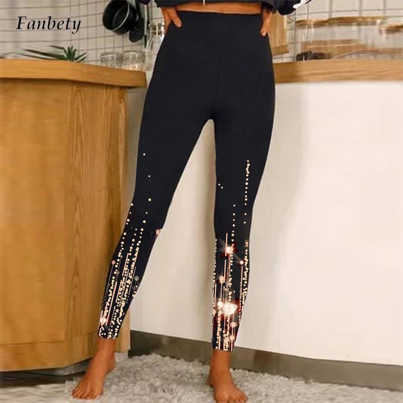 XZmy Women's Sparkle Glitter Leggings High Waist Tummy Control