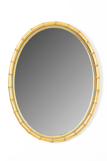 Oval Gilt Mirror with Bow Crown – The Antique And Artisan Gallery Online