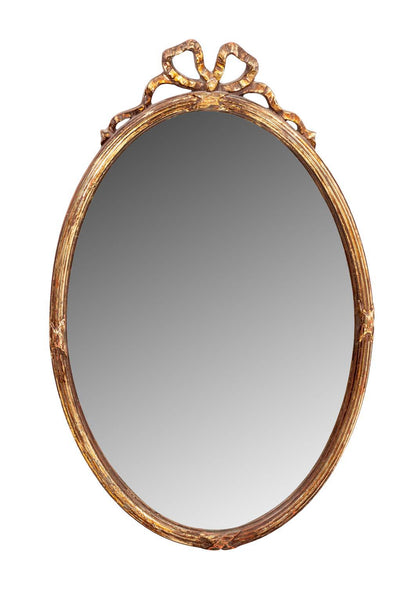 19th C Louis Philippe Gilt Mirror With Crown - Item: 11155