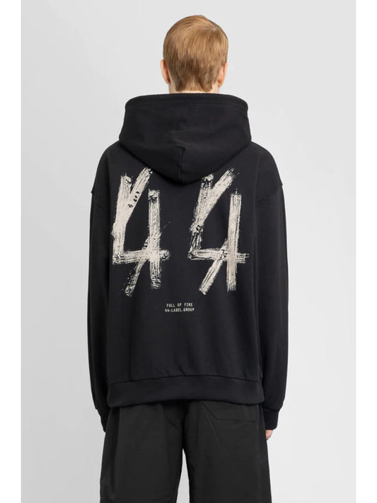 44 Label Group B0030278 FA139 ZIP Hoodie Black