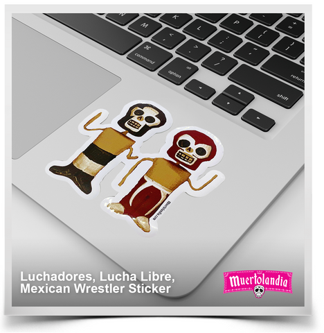 Luchadores, Lucha Libre, Mexican Wrestler Sticker