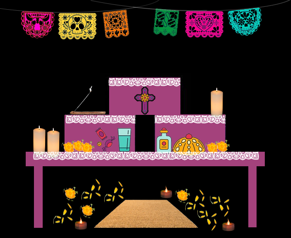 How to create Day of the Dead Altar / Dia de Muertos Altar DIY