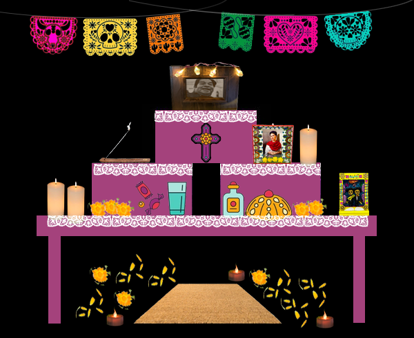 How to create Day of the Dead Altar / Dia de Muertos Altar DIY