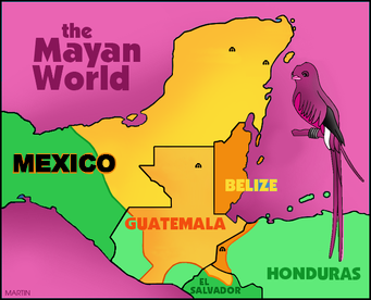 The Mayan World Map