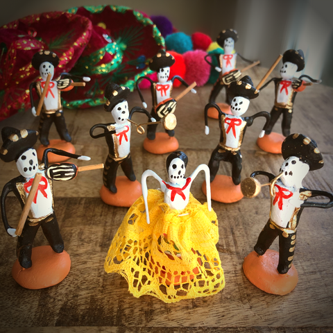 mexican handmade mariachi miniature band