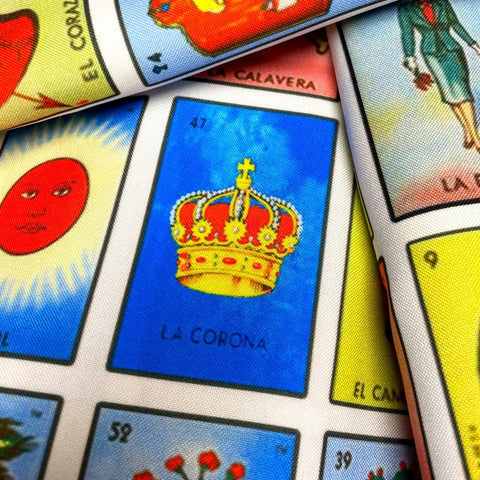 mexican loteria tablecloth